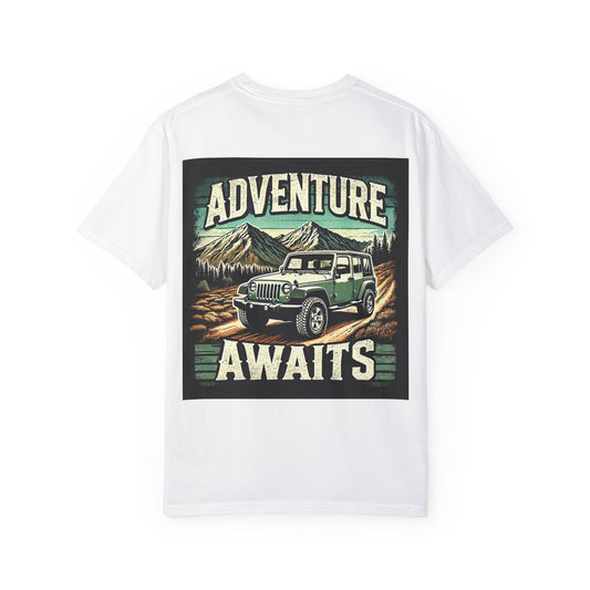 Adventure Awaits Jeep Unisex T-shirt