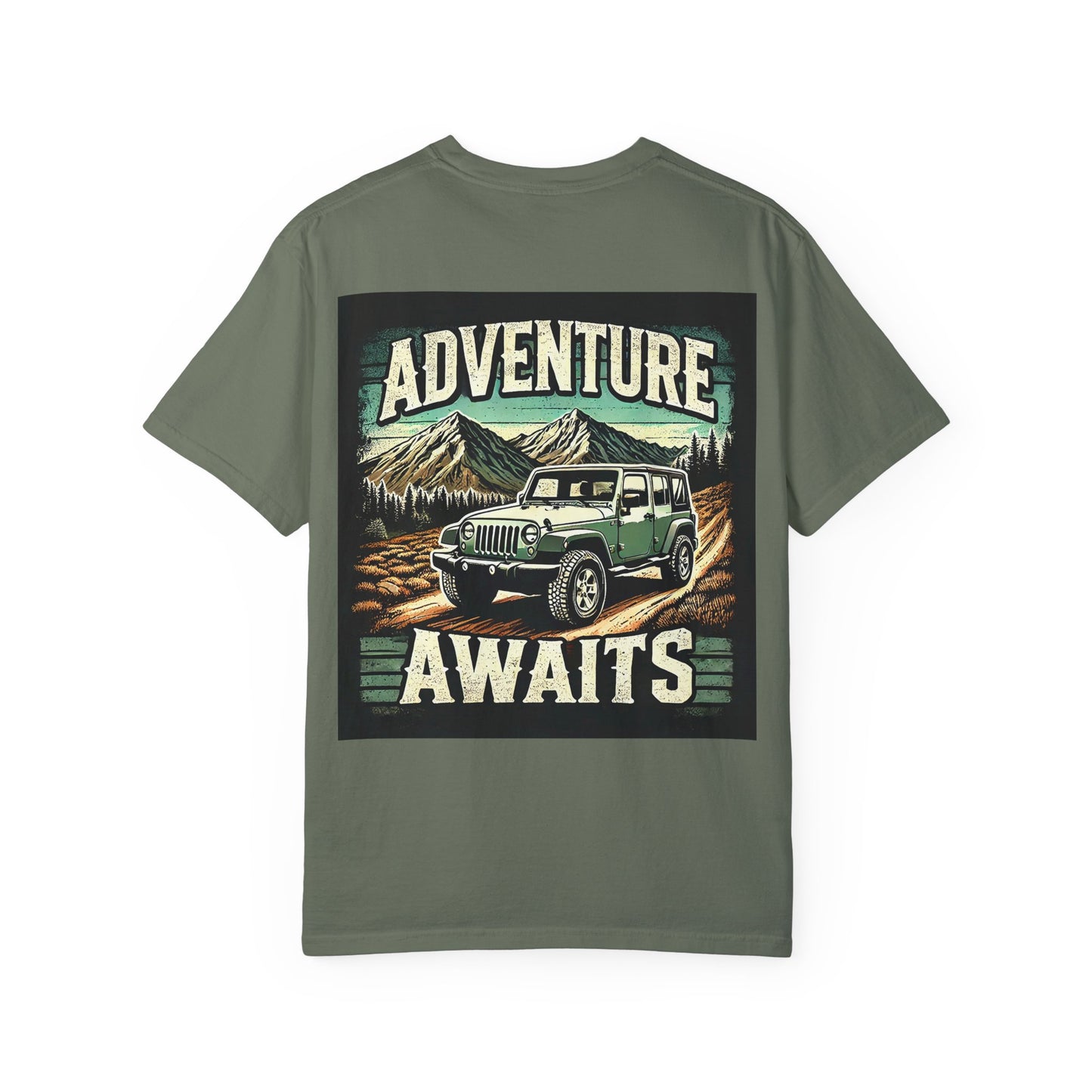 Adventure Awaits Jeep Unisex T-shirt