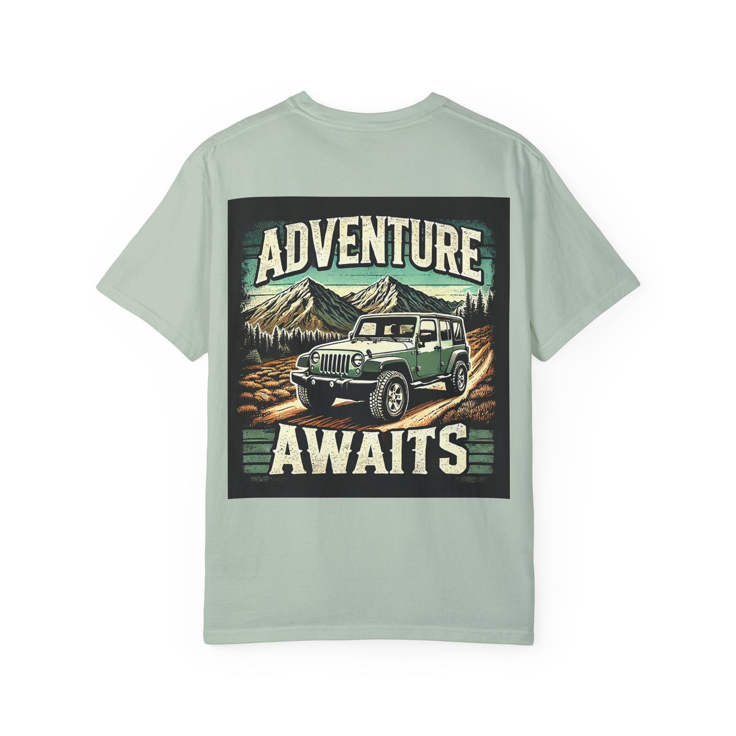 Adventure Awaits Jeep Unisex T-shirt