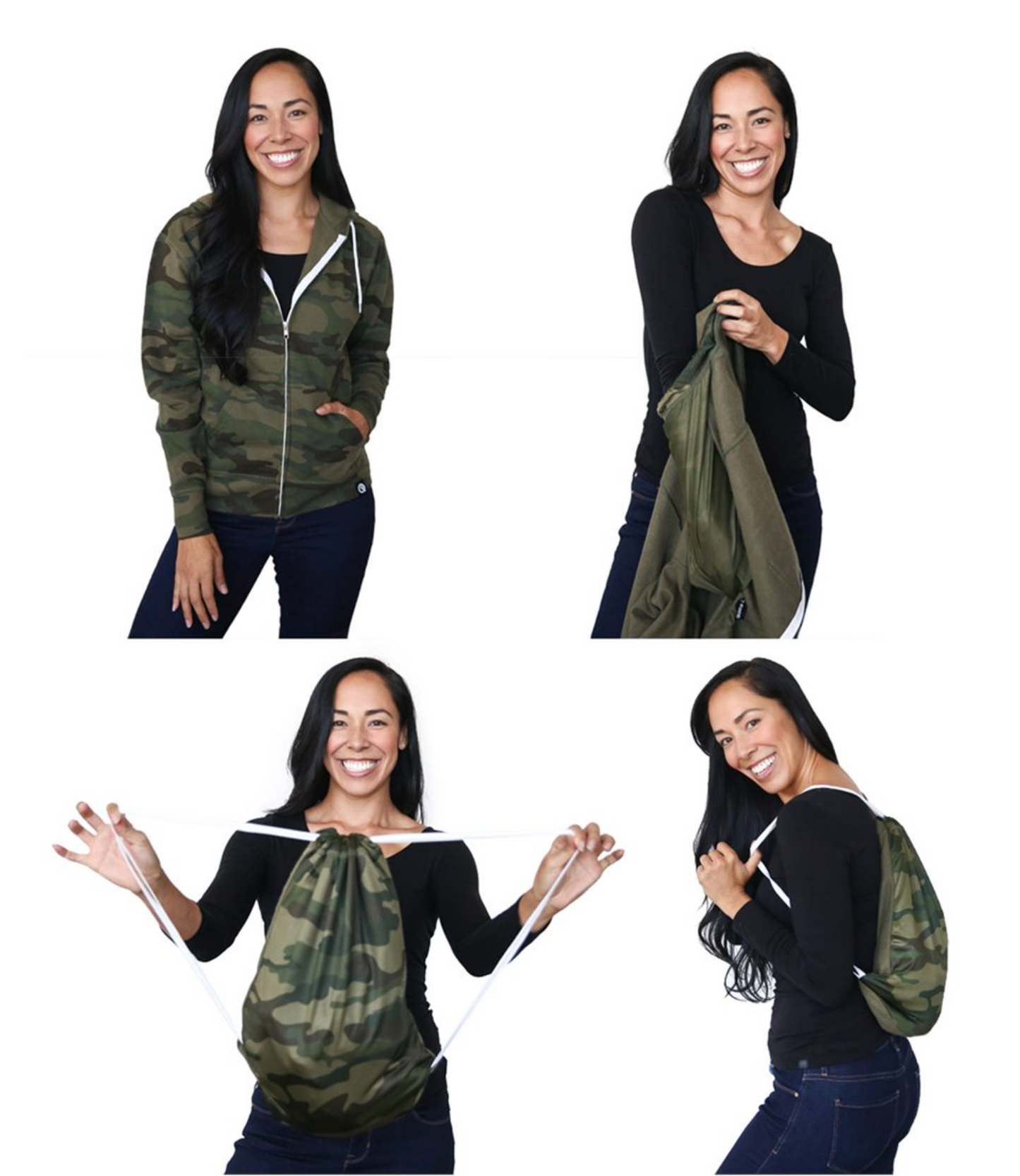 Be The Good Zip Flip Pack Hoodie - 4 Colors