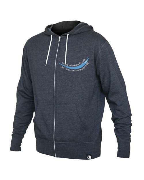 Smile Zip Flip Pack Hoodie - 4 Colors